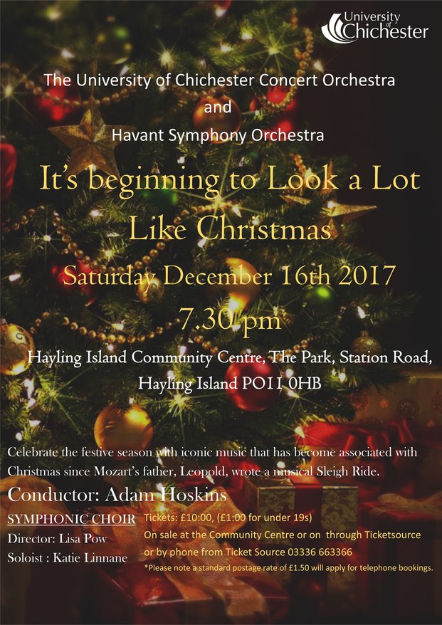 Christmas Concert at Hayling Island Community Centre 16th December 2017