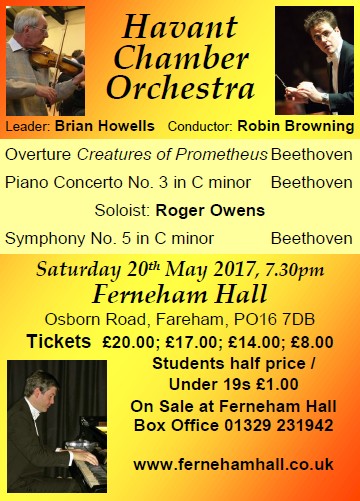 HCO Concert at Ferneham Hall 20th February 2017