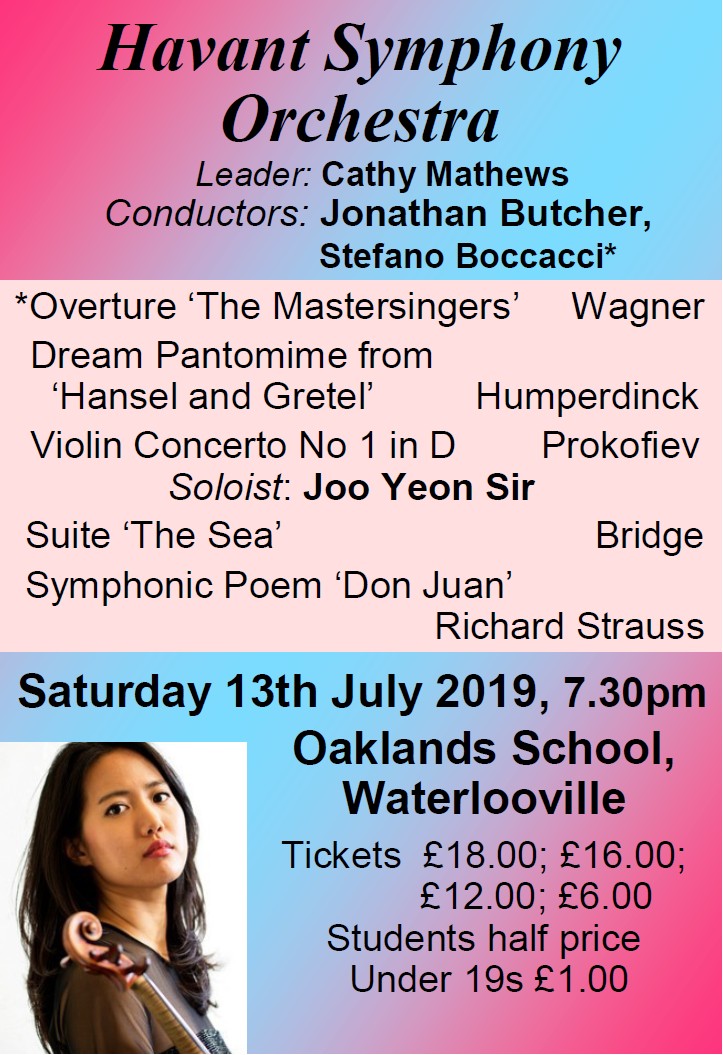 HSO Concert at Oaklands School 13th July 2019